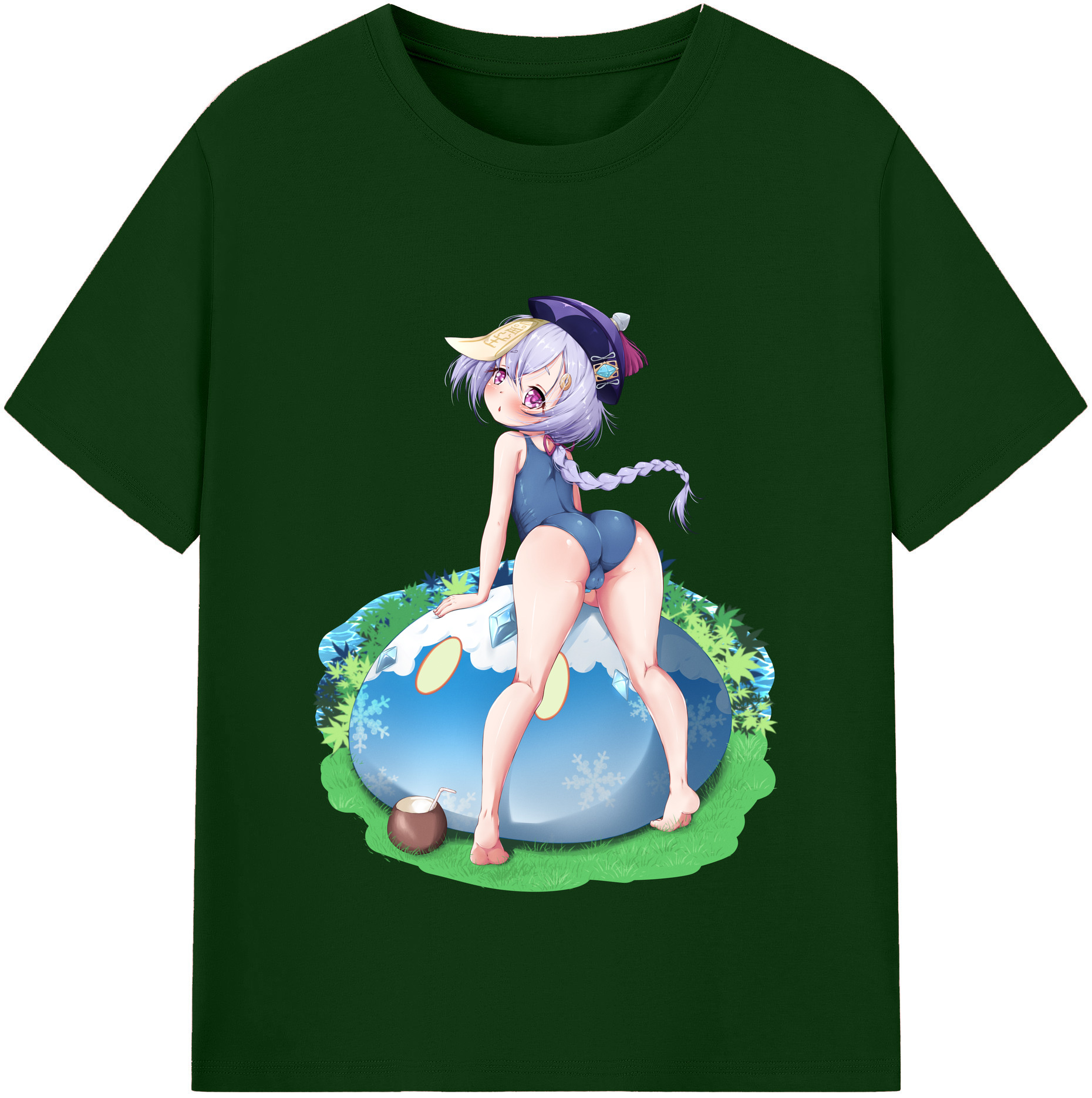 げんし神 七七 なな  genshin Nana 綿100％半袖Tシャツ（フロントプリント）